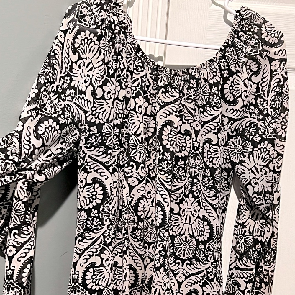 Chiffon dress with built in slip - extravagant fit!